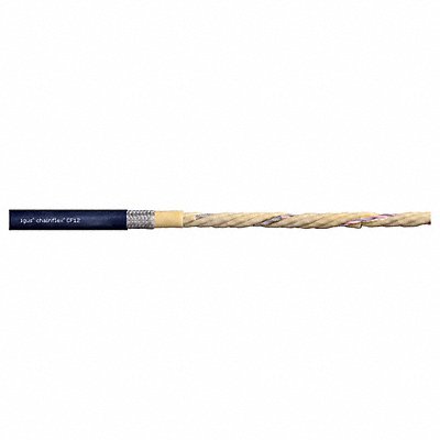 CHAINFLEX CF12050602 Data Cable TPE 0.67 in dia Steel Blue