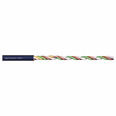 CHAINFLEX CF2980108 Data Cable TPE 0.28 in dia Steel Blue