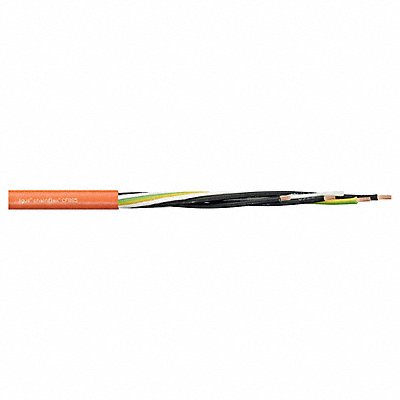 CHAINFLEX CF88595001 Power Cable PVC 0.81 in dia Lt Orng