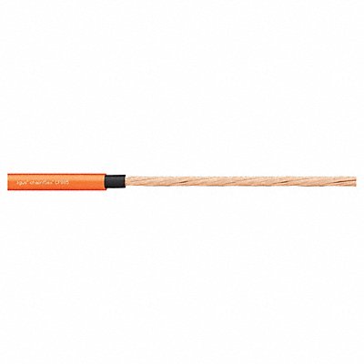 CHAINFLEX CF885PE6001 Power Cable PVC 0.31 in dia Lt Orng