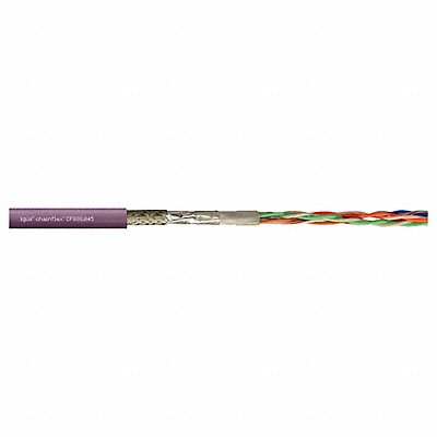 CHAINFLEX CF888060 Bus Cable PVC 50 V 0.28 in dia Yellow/Green