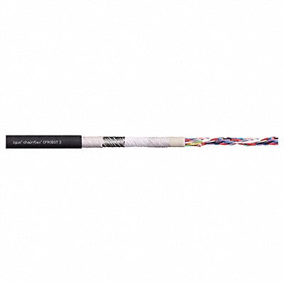 CHAINFLEX CFROBOT302062 Data Cable PUR 0.45 in dia Steel Blue