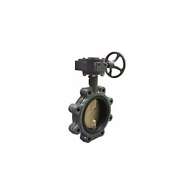 MILWAUKEE VALVE CL323E6 Butterfly Valve Lug 6 In CI EPDM Gear