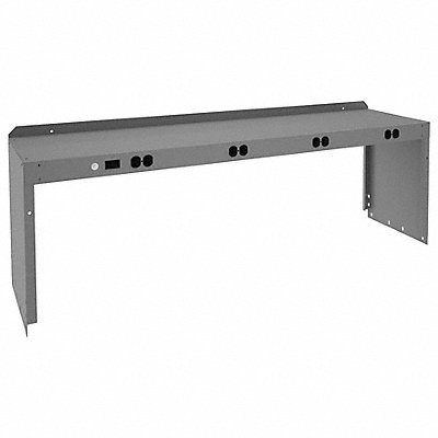 TENNSCO RE181560 Electrical Shelf Riser 60Wx15Dx18H Grey
