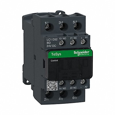 SCHNEIDER LC1D32BD G3482 IECMagneticContactor NonReversing 24VDC
