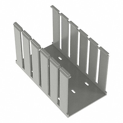 PANDUIT G4X5LG6 WIRE DUCT WIDE SLOT GRAY 4.25 W X 5 D