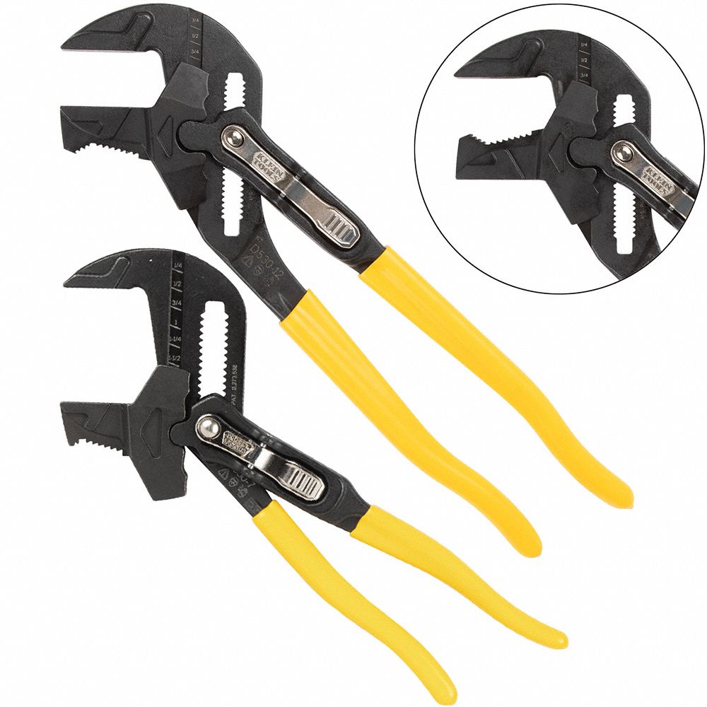 KLEIN TOOLS D53002KIT Plier Wrench Set 2-Piece