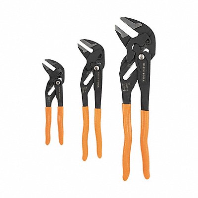 KLEIN TOOLS D53103KIT Compact Plier Wrench Set 3-Piece