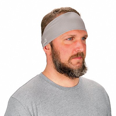 CHILL-ITS BY ERGODYNE 6634 Cooling Headband Universal Sz Gray