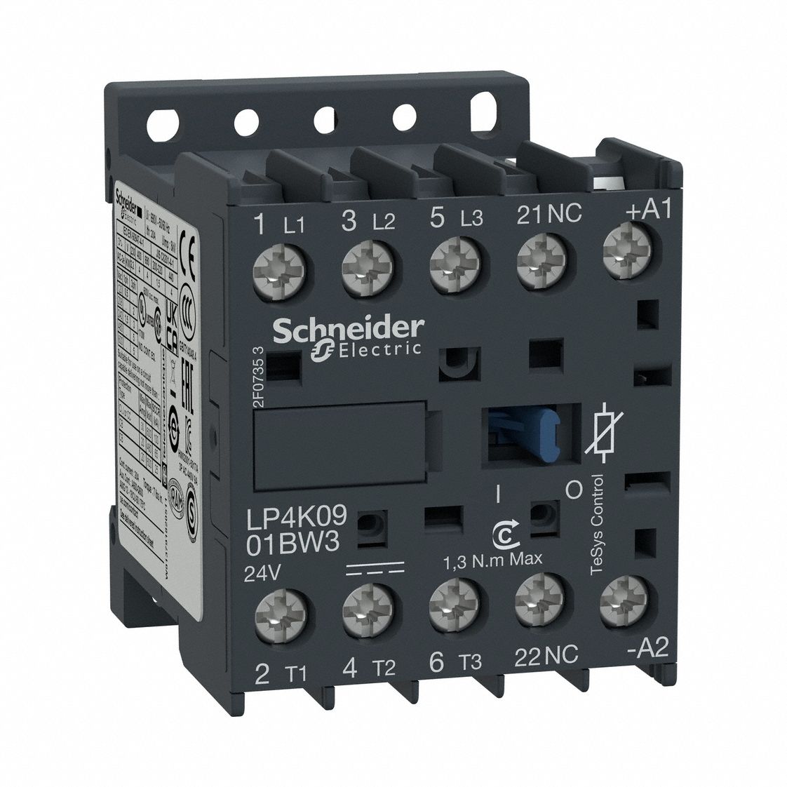 SCHNEIDER ELECTRIC LP4K0901BW3 IEC Magnetic Contactor 24VDC Coil 9A
