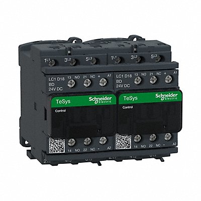 SCHNEIDER LC2D18BD G3488 IEC Magnetic Contactor Reversing 24VDC