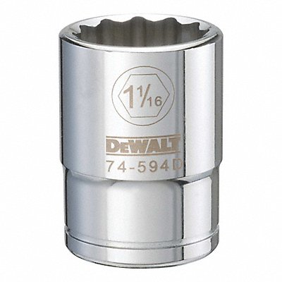 DEWALT DWMT74594OSP Socket 3/4in 12-Point 1-1/16in SAE