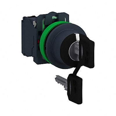 SCHNEIDER ELECTRIC XB5FG33 Selector Switch Keyed 3Pos 30mm Black
