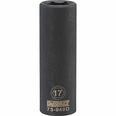 DEWALT DWMT73949OSP Deep Impact Socket 6 Pt 1/2in 17 mm