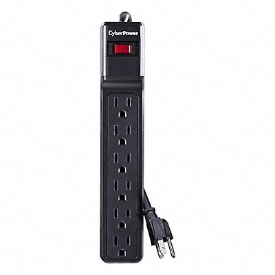 CYBER POWER CSB6012 Outlet Surge Protector 1200J Suppression