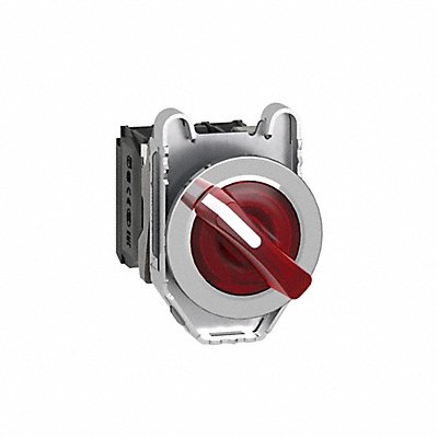 SCHNEIDER ELECTRIC XB4FK124G5 Selector Switch Illuminated 2 Pos 30mm Red