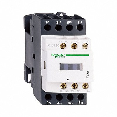 SCHNEIDER ELECTRIC LC1D128BD IEC Magnetic Contactor 24V Coil 12A