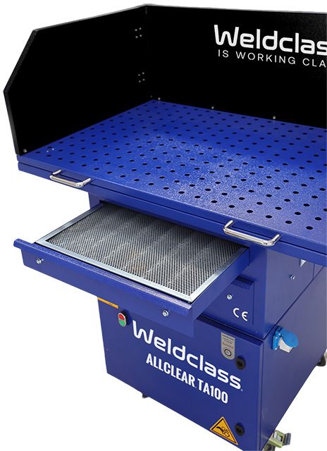 Weldclass 91100TA1 Fume Extraction Grinding/Welding Table ALLCLEAR TA100 Downdraft 1ph/230V - view 4