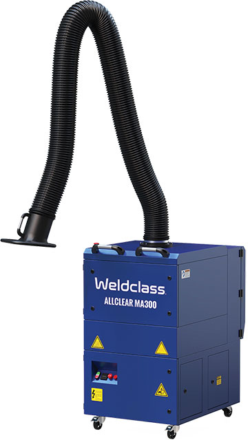 Weldclass 91300AMA1 Fume Extractor Mobile ALLCLEAR MA300 AUTO 1ph/230V Single 3m Arm Auto-Clean - view 4