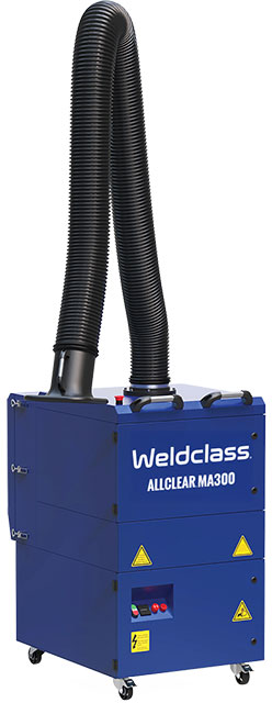 Weldclass 91300AMA1 Fume Extractor Mobile ALLCLEAR MA300 AUTO 1ph/230V Single 3m Arm Auto-Clean - view 5