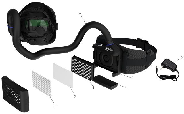 Weldclass WC-06708 PAPR PROMAX R50 Belt inc Shoulder Strap - view 2