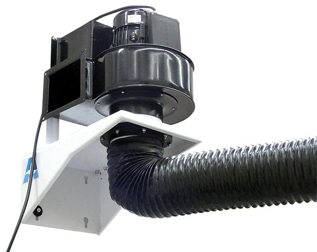 Weldclass WC-FA254M Fume Extractor ALLCLEAR FA25 Wall-Mount  Fan + 4m Arm Package - view 2