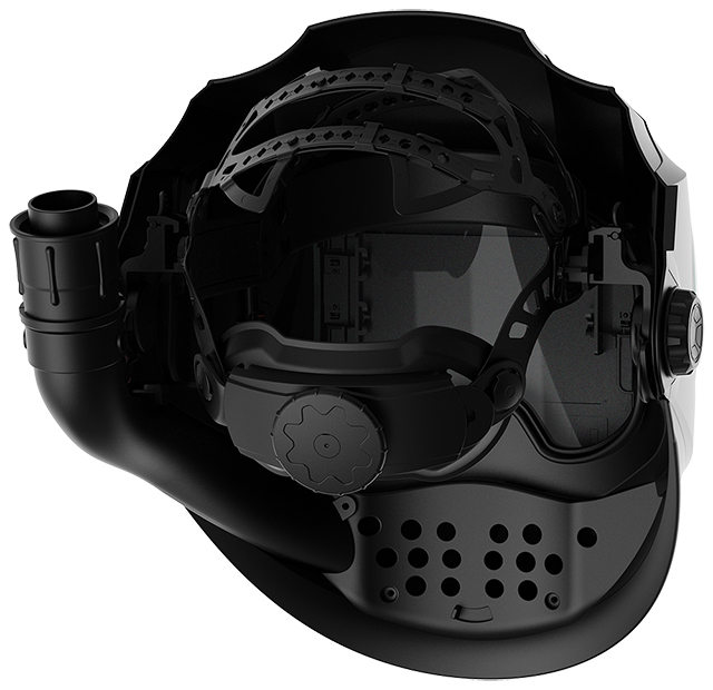 Weldclass WC-06702 Welding Helmet PROMAX 850R PAPR Flip-Up with R50 Respirator with Bonus 2nd Battery - view 4