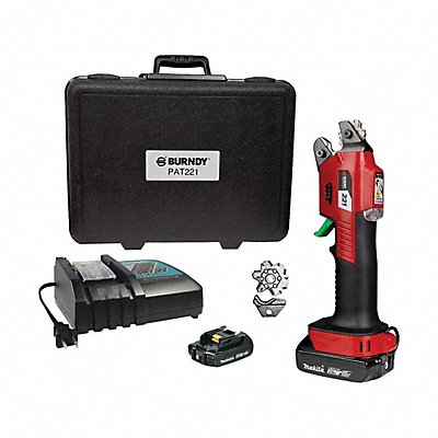 BURNDY PAT221D02A2 Battery Crimper 18 V DC 18V Die 2 Ah