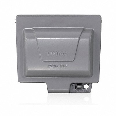 LEVITON IUM1HGY While In Use Weatherproof Cover Grey