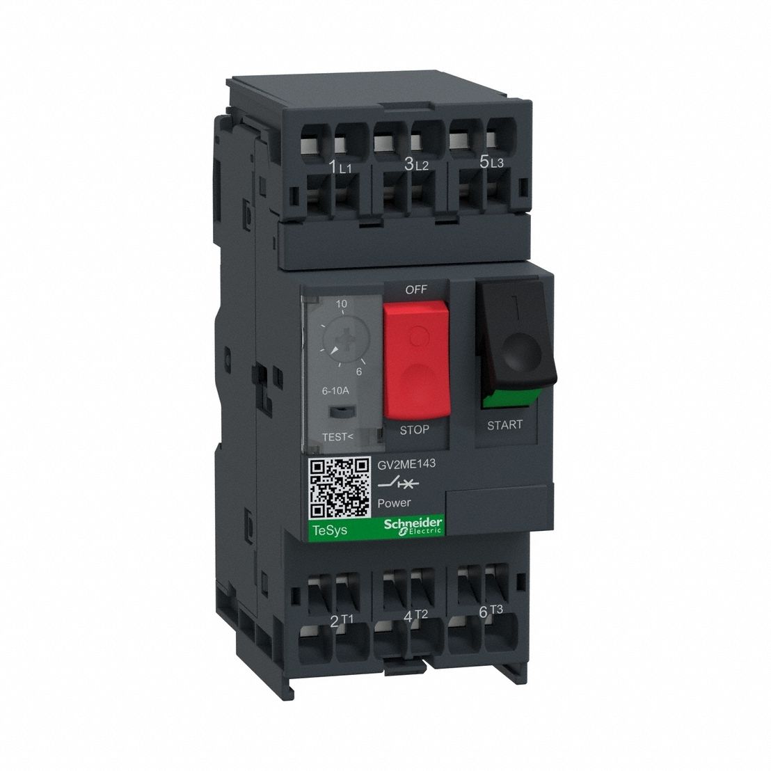 SCHNEIDER ELECTRIC GV2ME143 Manual Starter 600Vac 10Amp Iec