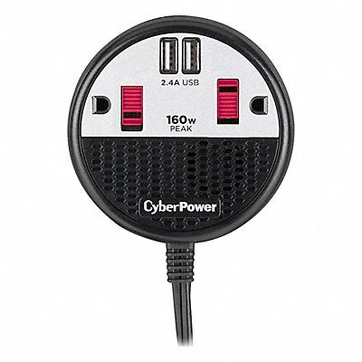 CYBER POWER CPS160PPB2U Power Inverter Black 160 W