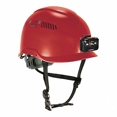 ERGODYNE 8977LED Red Safety Helmet LED Light Vented