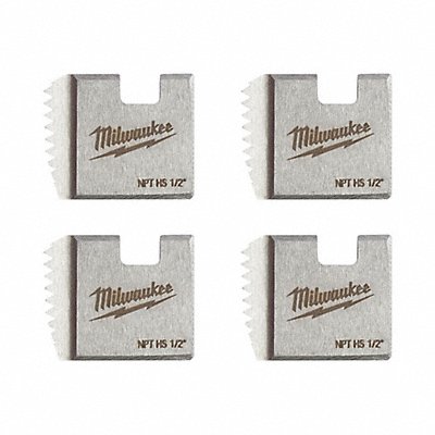 MILWAUKEE 48361107 1/2 HighSpeed NPT PortablePipe Dies PK4