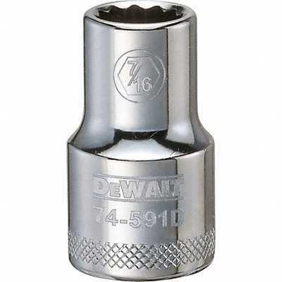 DEWALT DWMT74591OSP Deep Socket 1/2in 12-Point 7/16in