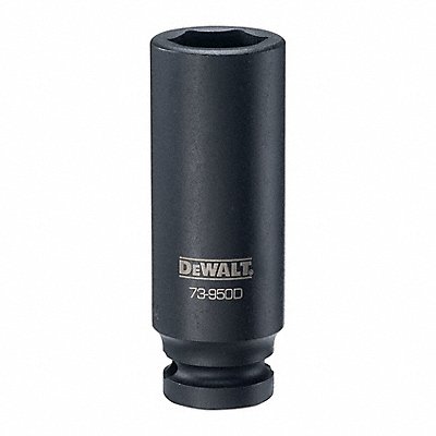 DEWALT DWMT73950OSP Deep Impact Socket 6 Pt 1/2in 19 mm