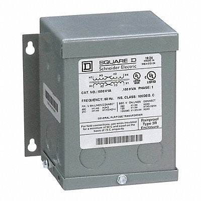 SQUARE D 150SV1A Transformer 150VA 240VAC 480VAC
