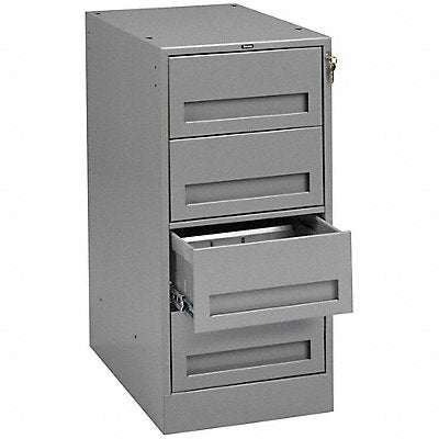 TENNSCO MD1524MEDGREY Drawer Pedestal 15 W x 24 D x 32 H Grey