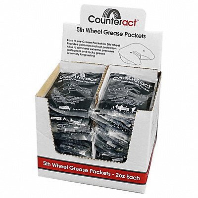 COUNTERACT CBB5WG2oz Wheel Grease Packets Packet Black 2 oz