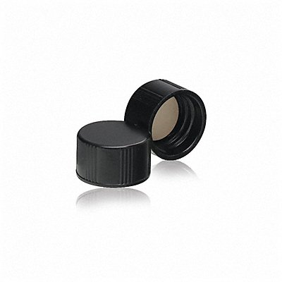 WHEATON W240406 Cap 8 mm Dia Black PK200