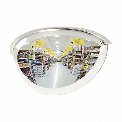 SEE ALL PVS24180 Half Dome Mirror Steel Round