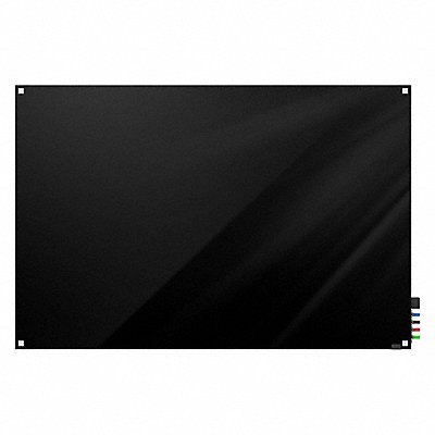GHENT HMYSN23BK Dry Erase Board Non-Magnetic Glass 36 W