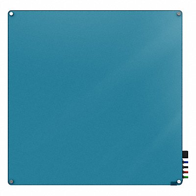 GHENT HMYRN44BE Dry Erase Board Non-Magnetic Glass 48 W
