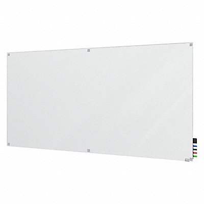 GHENT HMYSN46FR Dry Erase Board Non-Magnetic Glass 72 W