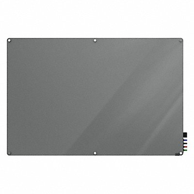 GHENT HMYRN34GY Dry Erase Board Non-Magnetic Glass 48 W