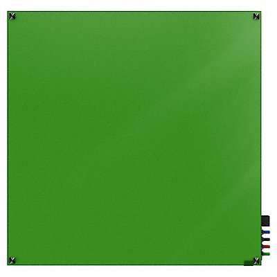 GHENT HMYSN44GN Dry Erase Board Non-Magnetic Glass 48 W