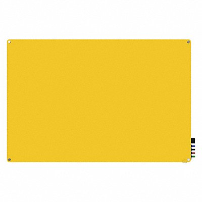 GHENT HMYRN23YW Dry Erase Board Non-Magnetic Glass 36 W