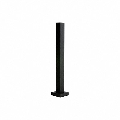 PEDESTAL PRO HDBlackTower Touch Plate Bollard 48 H 42 lb.