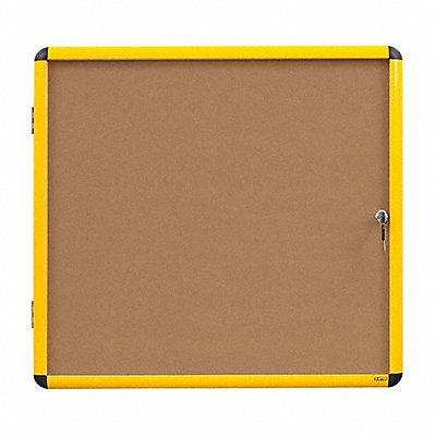 MASTERVISION VT9501611511 Enclosed Bulletin Board 38 W 47 H