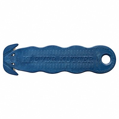 KLEVER KCJ1SSMDX Safety Cutter Dark Blue Handle SS PK10