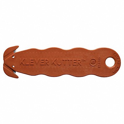 KLEVER KCJ1SSNX Safety Cutter Brown Handle SS Blade